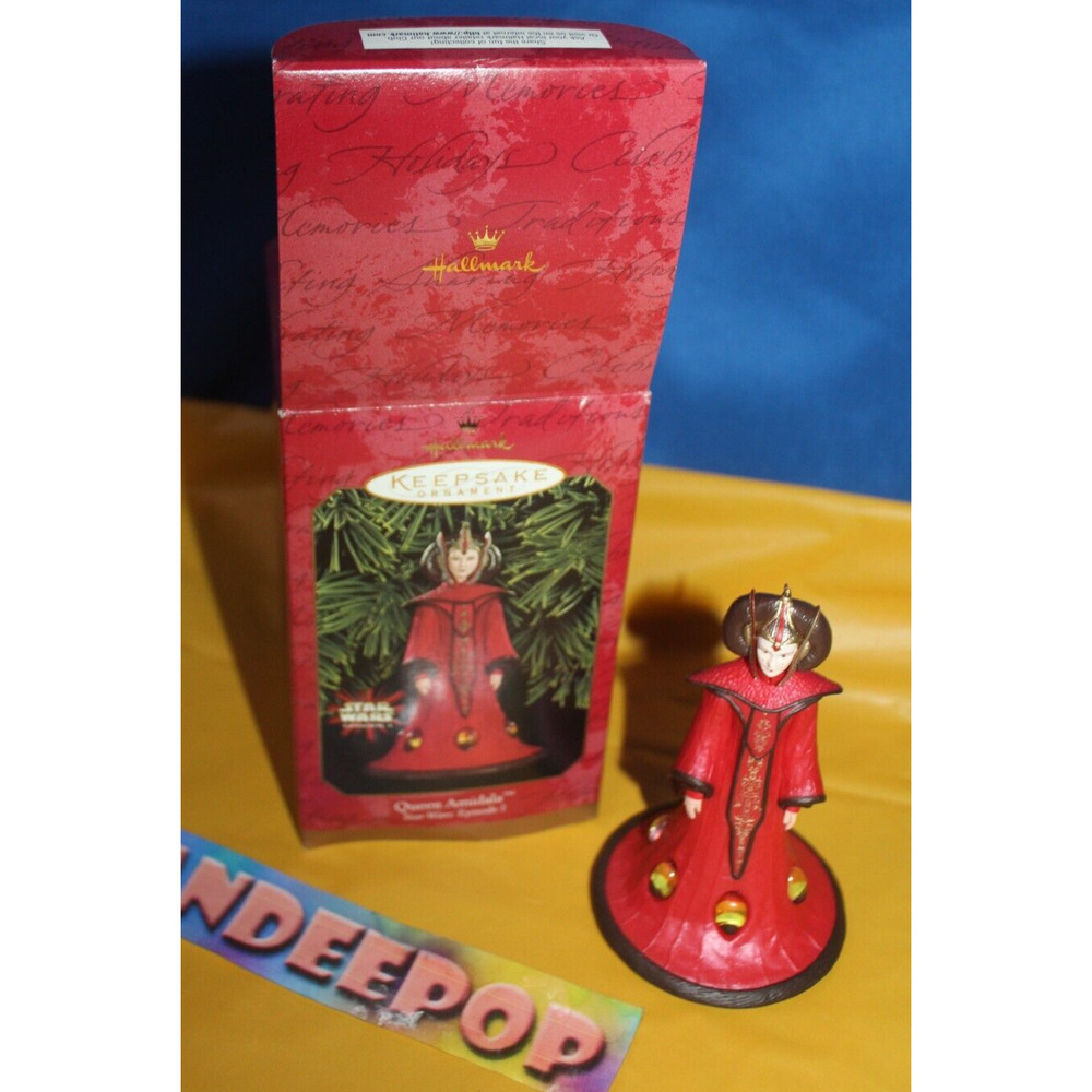Hallmark Star Wars Queen Amidala Episode 1 1997 Christmas Holiday Ornament